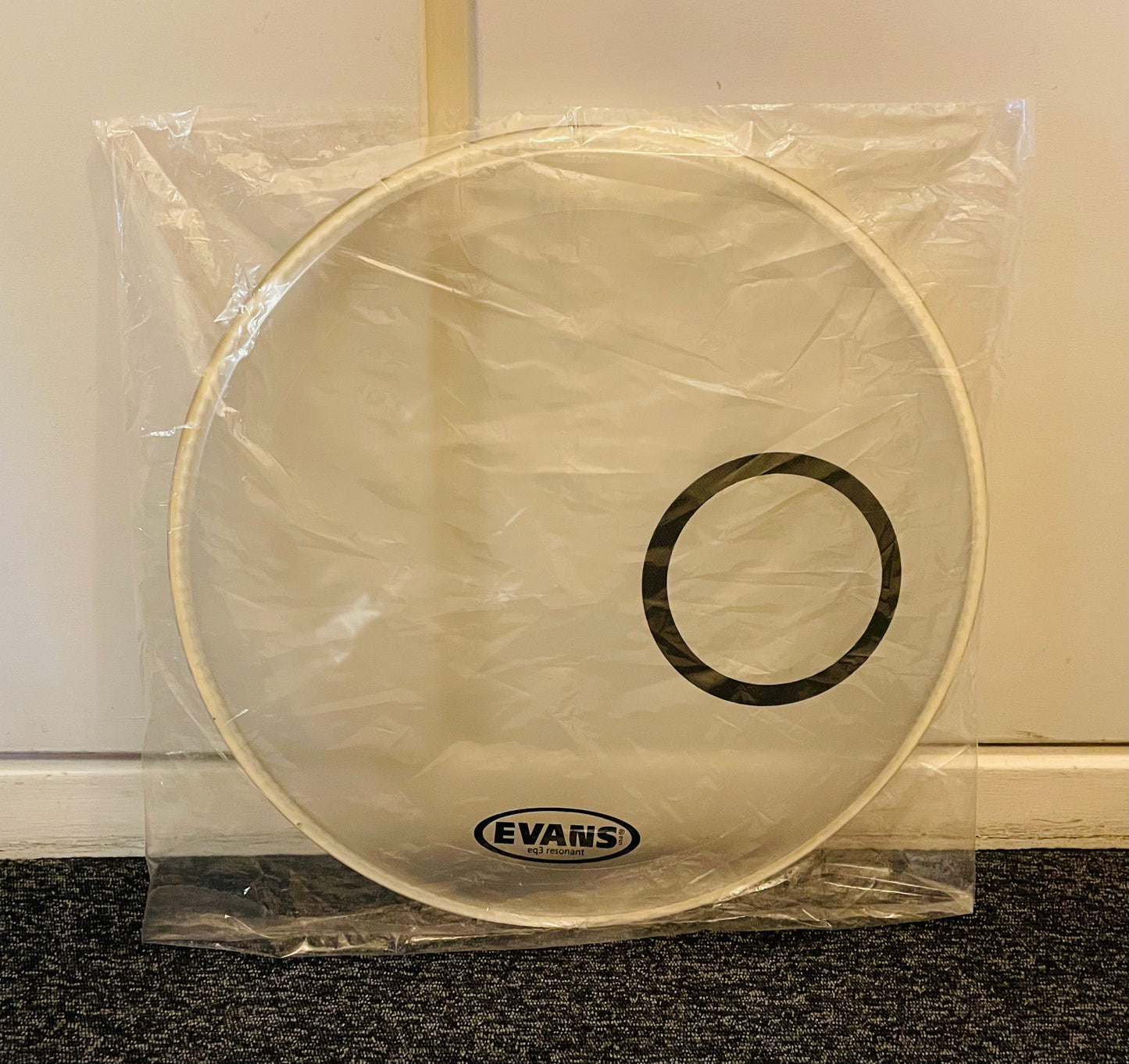 18" Evans EQ3 Clear (stortromme)