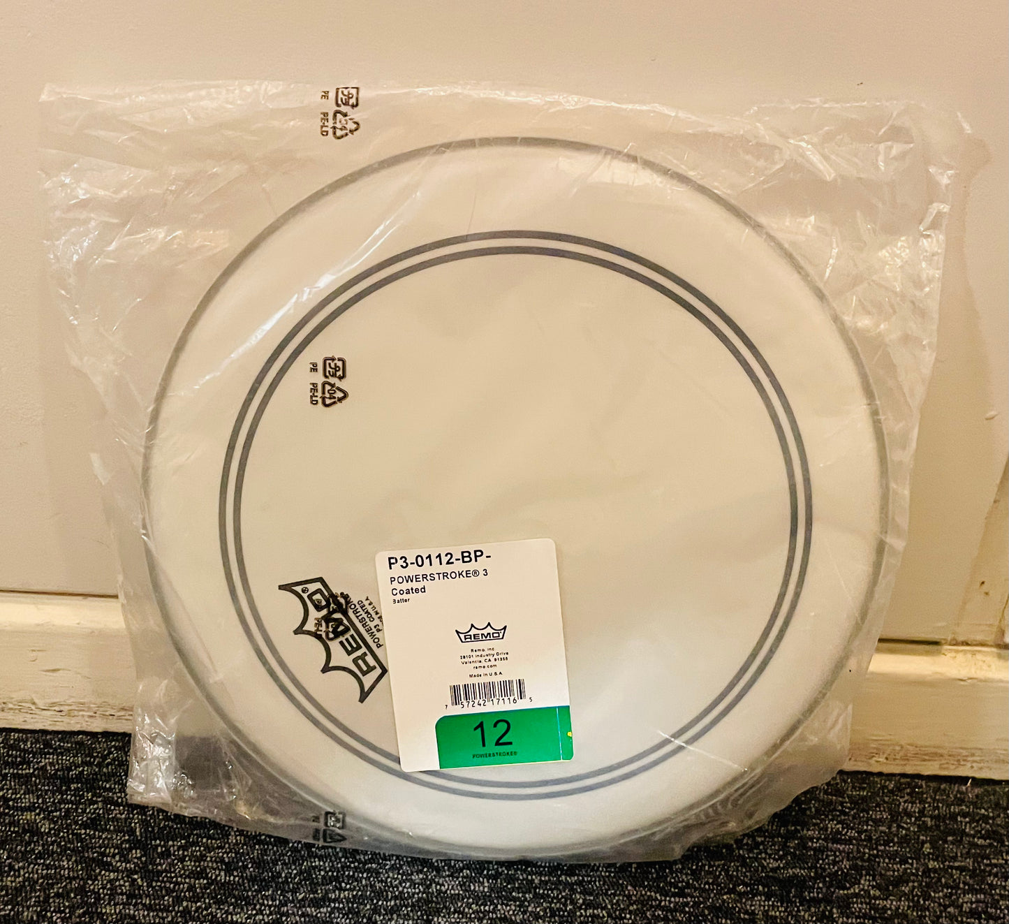 12" Remo Powerstroke 3 Coated