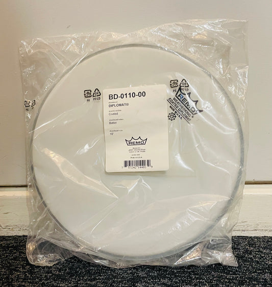 10" Remo Diplomat Coated