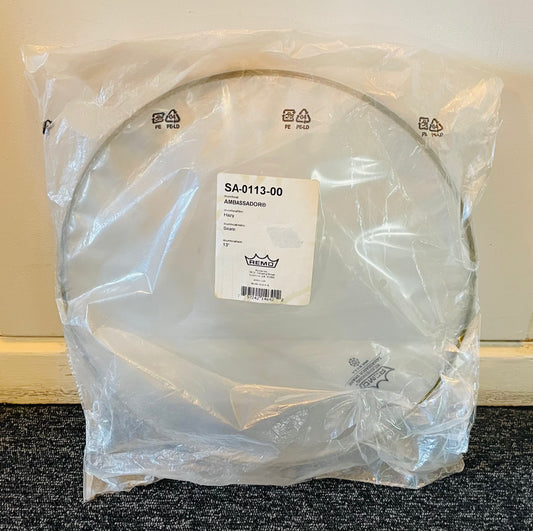 13” Remo Ambassador Hazy
