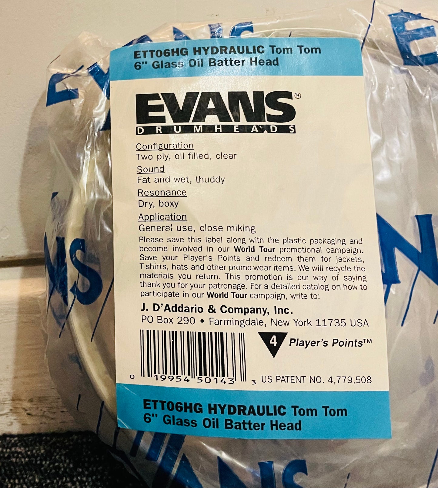 6" Evans Hydraulic Clear