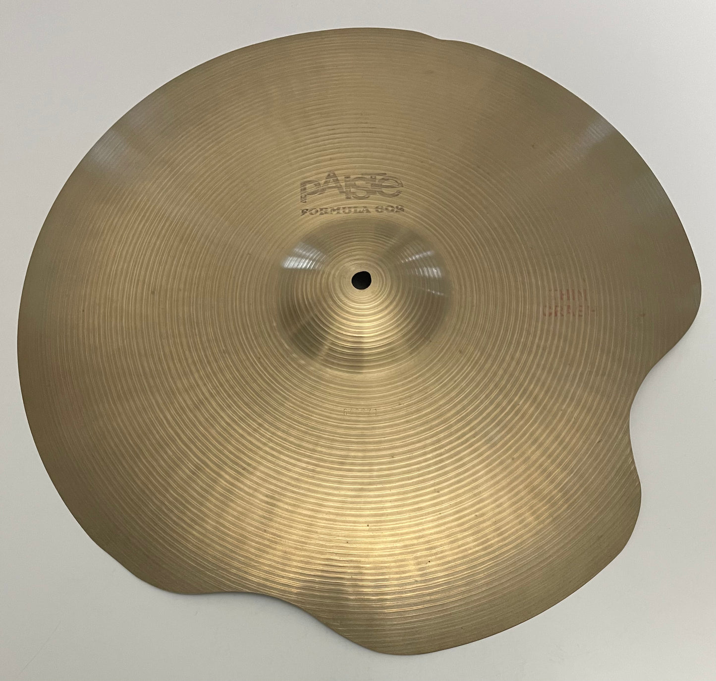 18" Paiste Formula 602 Crash (repareret)
