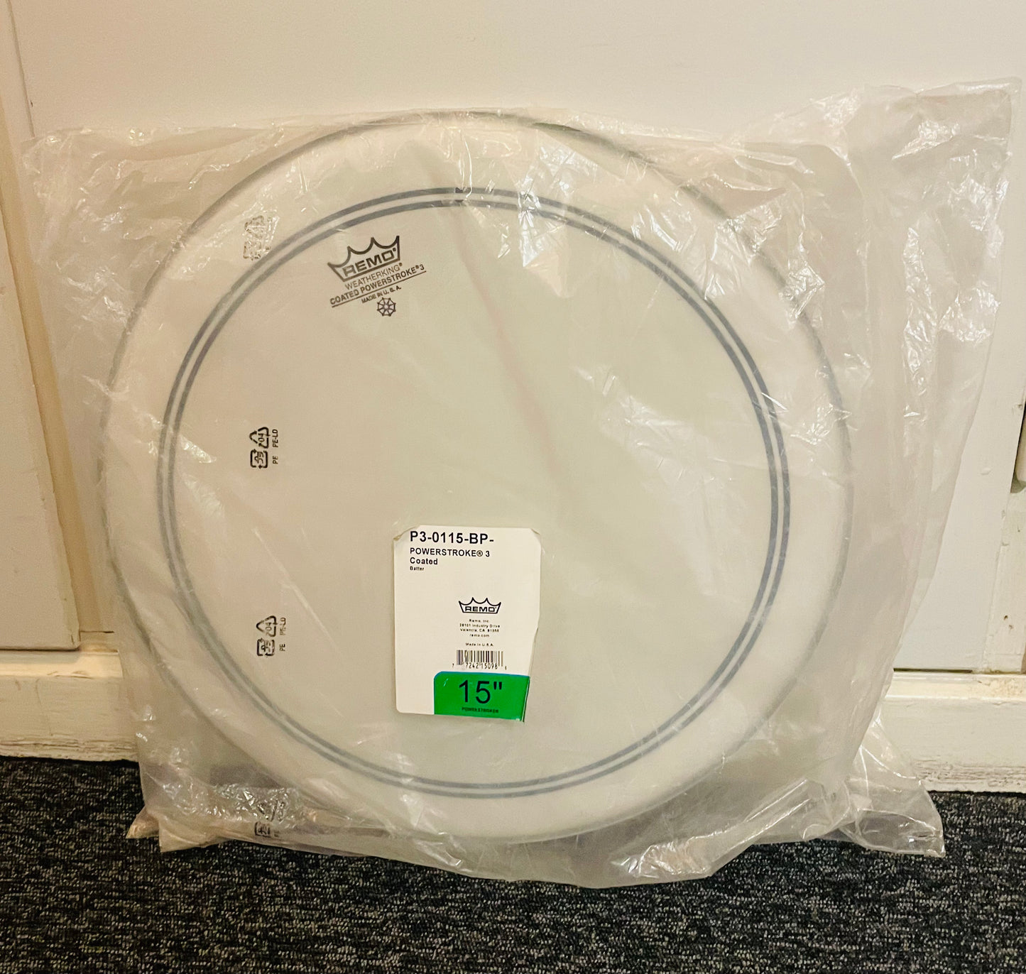 15" Remo Powerstroke 3 Coated