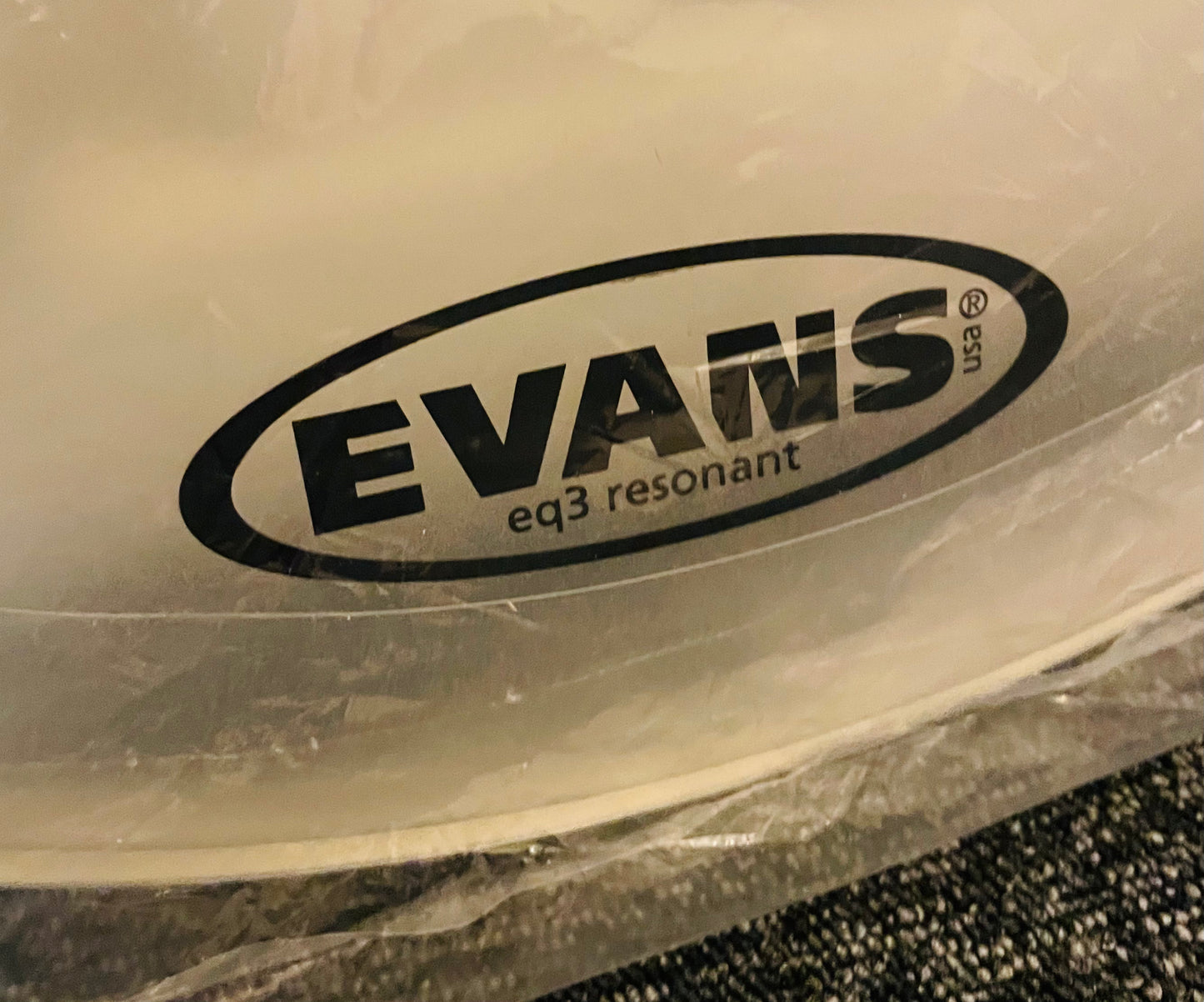 18" Evans EQ3 Clear (stortromme)