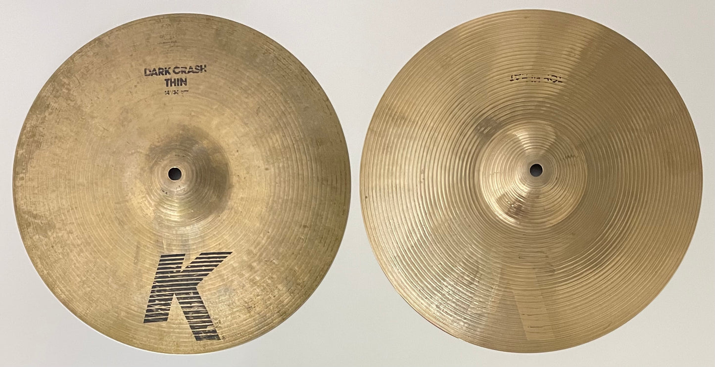 14" Zildjian K IAK Dark Hi-hat (sammensat)