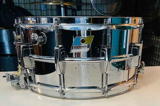 14"x 6,5" Ludwig Blue Olive Super Sensitive Lilletromme