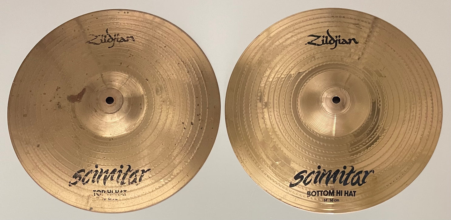 14" Zildjian Scimitar Hi-hat (2)