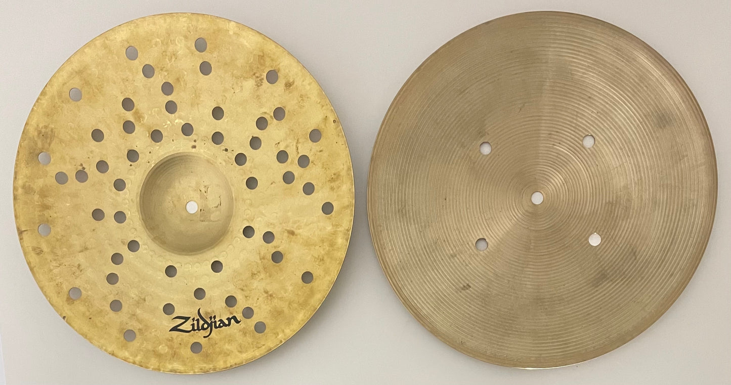 14" Zildjian FX Stack/Quick Beat Hi-hat (sammensat)