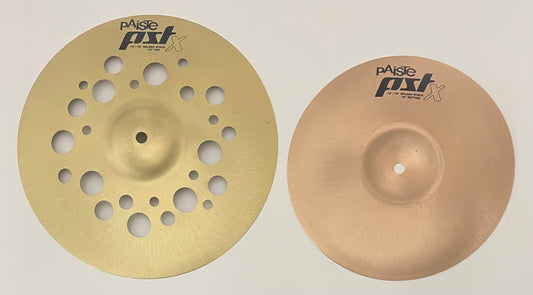 12”/10” Paiste PST X Splash Stack