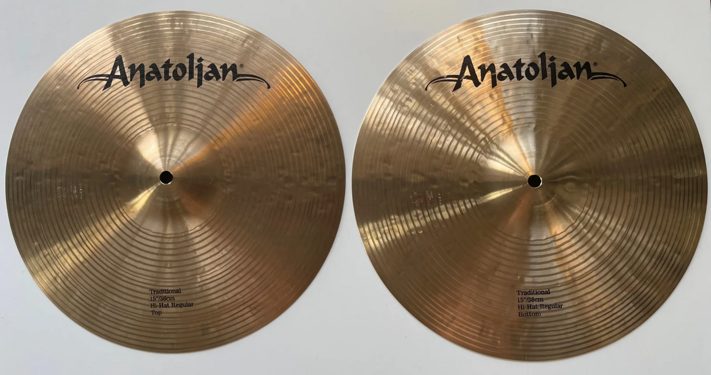15" Anatolian Traditional Regular Hi-hat
